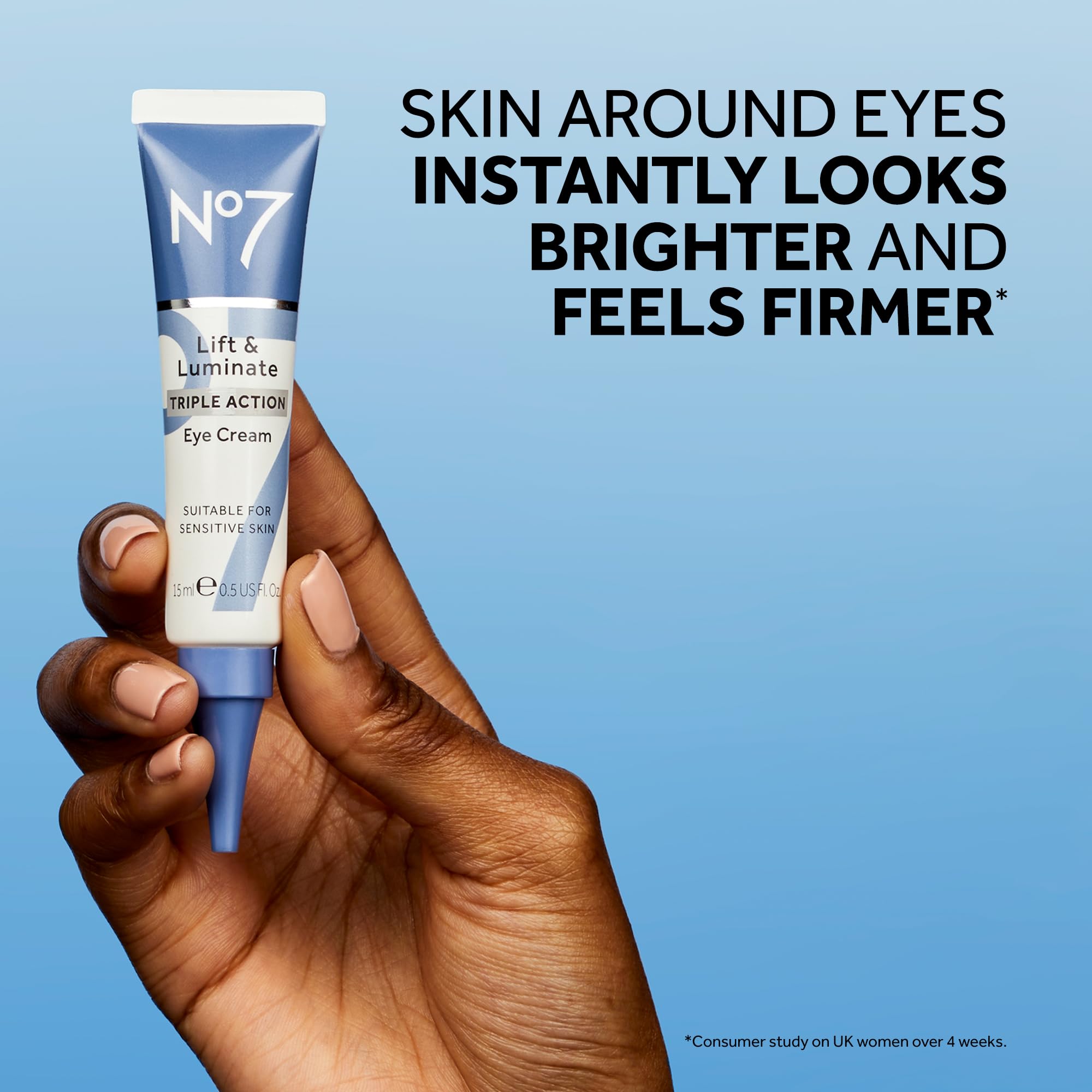 No7 Lift & Luminate Triple Action Eye Cream - .5Oz